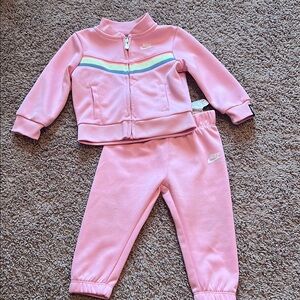 Nike Kids Pink Tracksuit 12 months